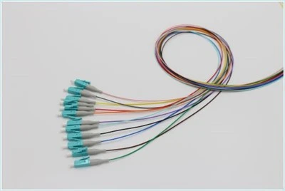 Fiber Optic Pigtail LC UPC OM{0}} SPALVOS